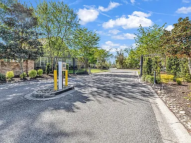 Gated entrance to Rivers Edge Plantation